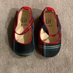 Baby Gap plaid Mary Janes